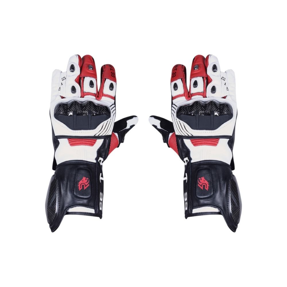 RT 33 Red Line Racer Riding Gloves