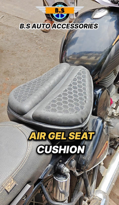 MOTORCYCLE AIR GEL SEAT / SHOCK ABSORBING CUSHION - Bs Auto Accessories