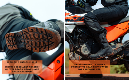Raida Discover Evo Motorcycle Boots | Adventure Touring Riding Boots w
