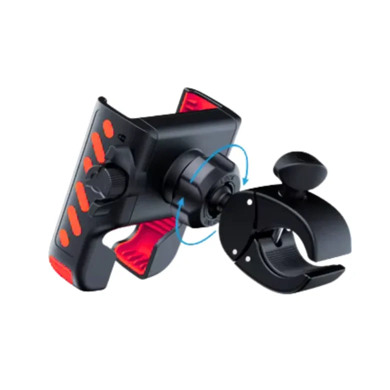 Revlox Clutch Mobile Holder for Bike & Cycle | 360° Secure Lock |