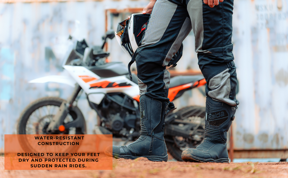 Raida Discover Evo Motorcycle Boots | Adventure Touring Riding Boots w