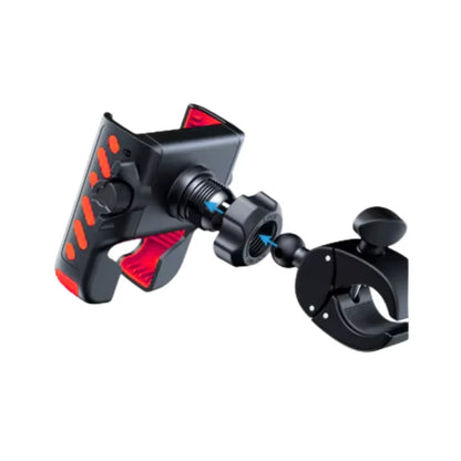 Revlox Clutch Mobile Holder for Bike & Cycle | 360° Secure Lock |
