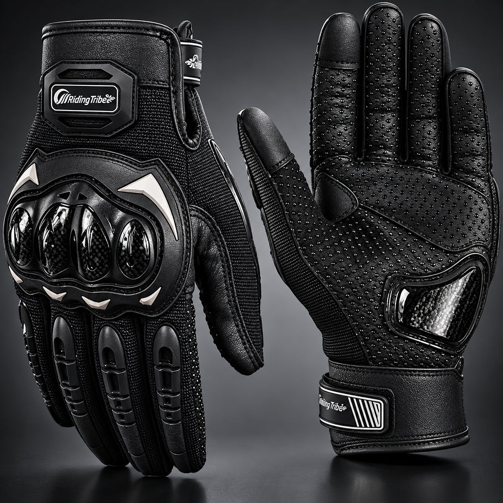 RIDING TRIBE GLOVES WITH FINGER TOUCH HIGH QUALITY WITH PALM SLIDER