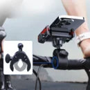 Revlox Clutch Mobile Holder for Bike & Cycle | 360° Secure Lock |